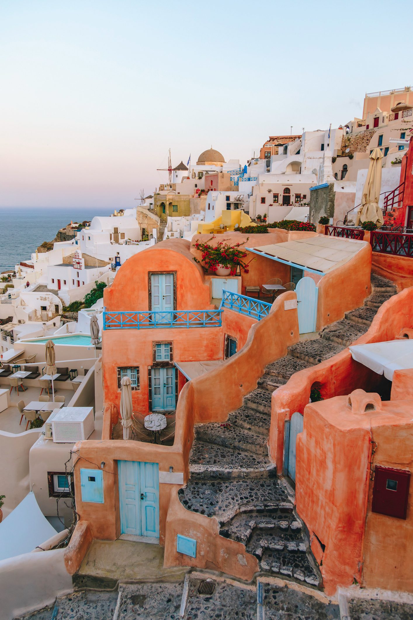 Santorini coastline